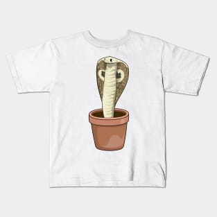 Snake Plant pot Kids T-Shirt
